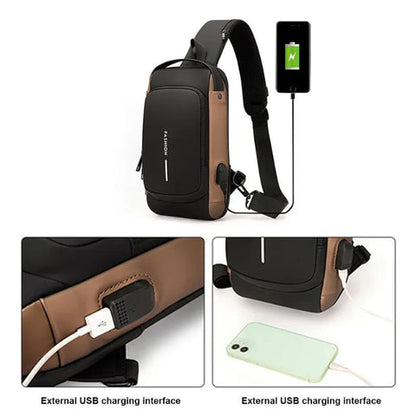 Maletín antirrobo Impermeable + Puerto USB y contraseña