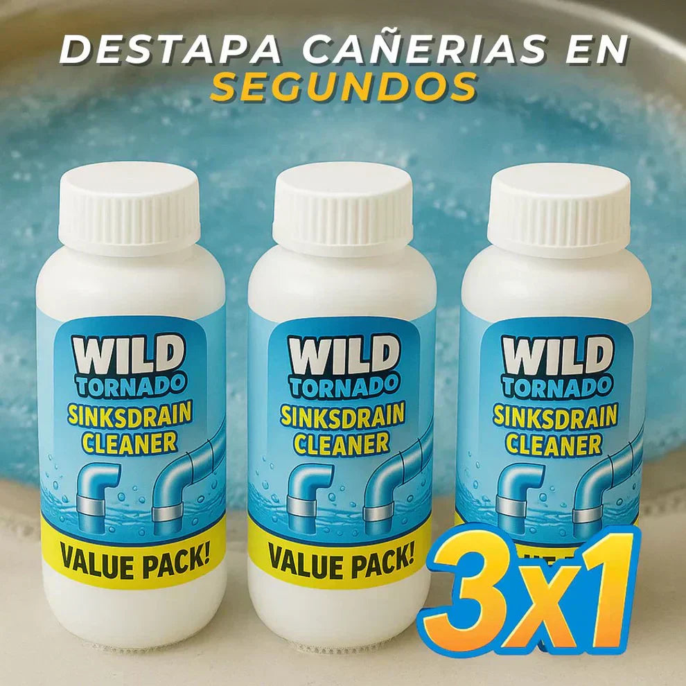 Destapa Cañería - Wild Tornado® Importado 🇺🇸 | Paga 1 lleva 3