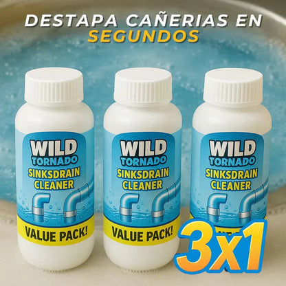 Destapa Cañería - Wild Tornado® Importado 🇺🇸 | Paga 1 lleva 3